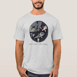 Camiseta Um Planeta Uma Oportunidade - Dia da Terra (Textur