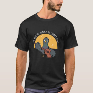 Camiseta Um Pombo de Pau de Coo Violão Acústico