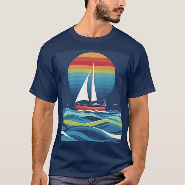 Camiseta Um pôr do sol pacífico! (Frente)
