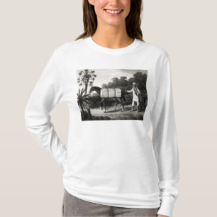 Camiseta Um portador do algodão, 'dos viagens em Brazil