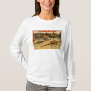 Camiseta Um poster teatral de segredo escuro