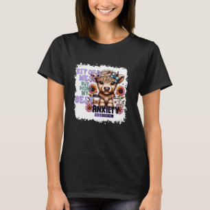 Camiseta Um pouco bagunçado, mas fazendo o meu melhor Ansie