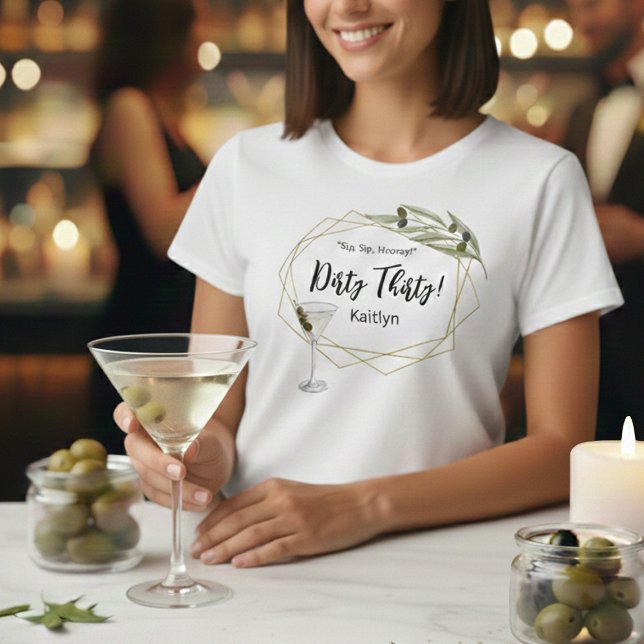 Camiseta Um Pouco de Diversão Martini Soirée (Criador carregado)