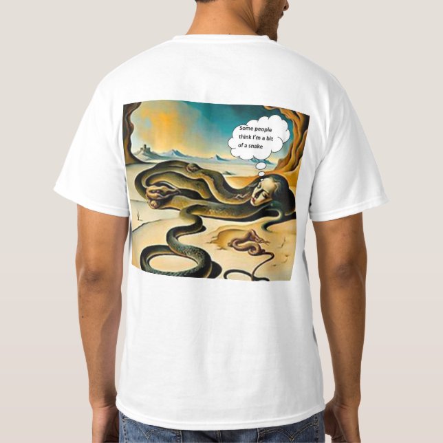 Camiseta Um pouco de uma cobra (Verso)