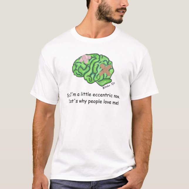 Camiseta "Um pouco" t-shirt excêntrico (Frente)