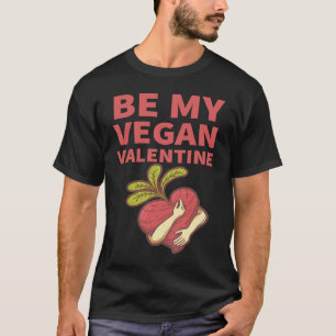 Camiseta Um presente de mensagem do dia dos namorados vegan