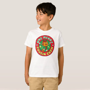 Camiseta Um presente de Natal de uma alegre tripulação de p