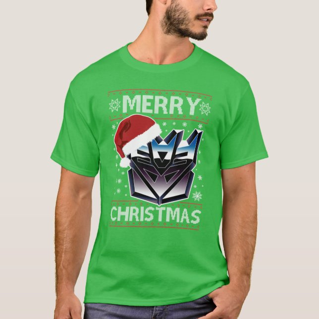 Camiseta Um Presente de Natal Decepticonransforma Presente  (Frente)