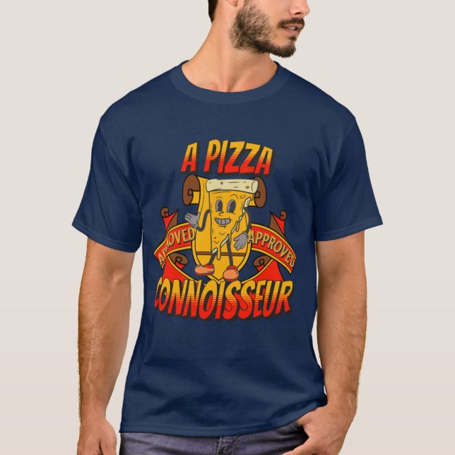 Camiseta Um presente de pai legal Elegante para Pizza Conno (Frente)