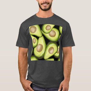Camiseta Um presente para amantes do abacate e veganos