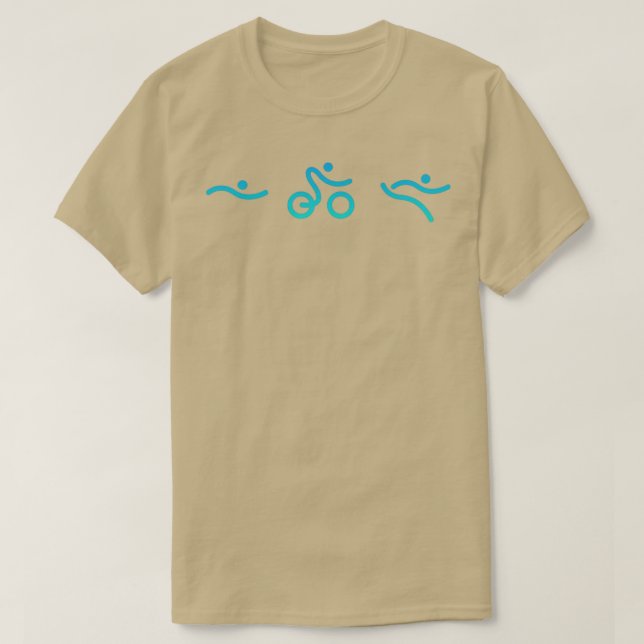 Camiseta Um presente Triathlon excelente para seu amigo ou  (Frente do Design)