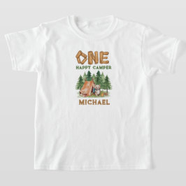 Camiseta Um primeiro aniversario de Campanha Feliz T-Shirt