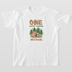 Camiseta Um primeiro aniversario de Campanha Feliz T-Shirt