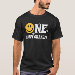 Camiseta Um primeiro aniversario Feliz Do Avô Um Feliz Cara