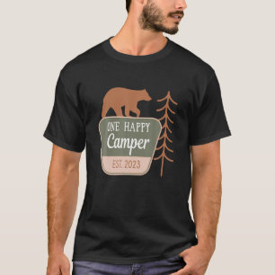 Camiseta Um primeiro aniversario Feliz para Camper Party Ca