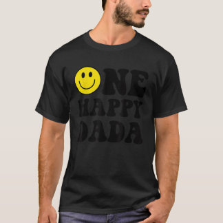 Camiseta Um primeiro aniversario Feliz Um Legal Dada Famíli
