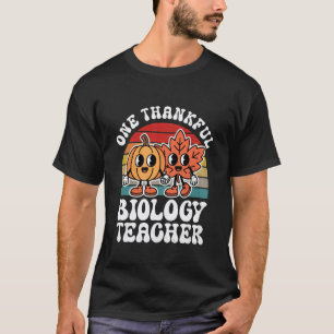 Camiseta Um Professor de Biologia Grato Piada Dia de Ação d