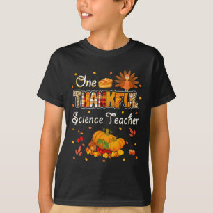 Camiseta Um Professor de Ciências Grato Folhas de Outono Aç