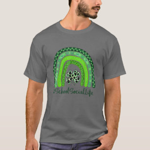 Camiseta Um professor de Dia de São Patrício de escola sort