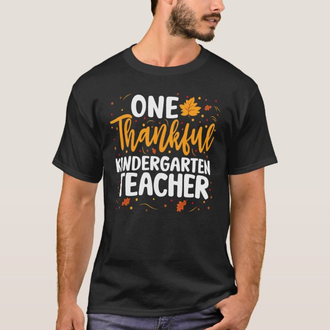 Camiseta Um professor de jardim de infância agradecido Cos  (Frente)