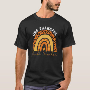 Camiseta Um Professor de Matemática Grato Leopardo Arco-Íri
