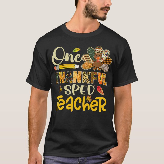 Camiseta Um Professor de SPED Turco Leopard Thanksgate (Frente)