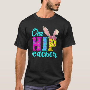 Camiseta Um Professor Muito Legal Coelho da Páscoa Feliz