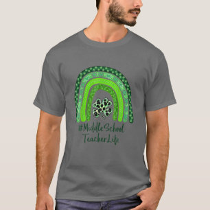 Camiseta Um Professor Sortudo, Dia de São Patrício Médio