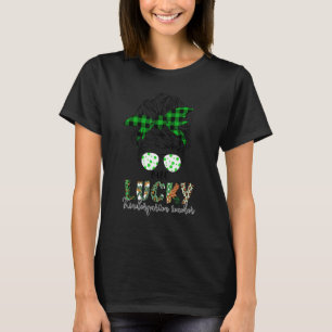 Camiseta Um professor sortudo do Kinder Esquadrão Rainbow L