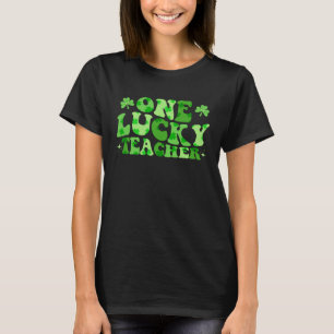 Camiseta Um Professor Sortudo Retro Vintage Dia de São Patr