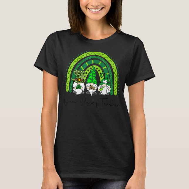 Camiseta Um professor sortudo Rua Arco-Íris Patricku2019s D (Frente)