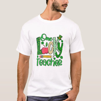 Camiseta Um Professor Sortudo Shamrock