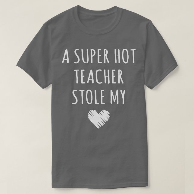 Camiseta um professor super quente (Frente do Design)