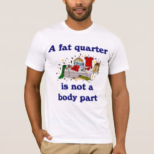 Camiseta Um quarto gordo não é uma costureira T-shir da