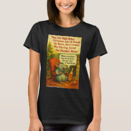 Camiseta Um Rato Bêbado – Caos no Cartão de Natal