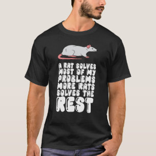 Camiseta Um Rato Resolve A Maioria Dos Meus Problemas Mais 