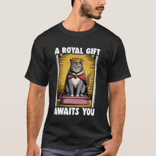 Camiseta Um Real Aguarda Você Caixa de Areia para Gatos Div