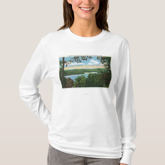 Camiseta Um relance do lago Garfield (Frente)