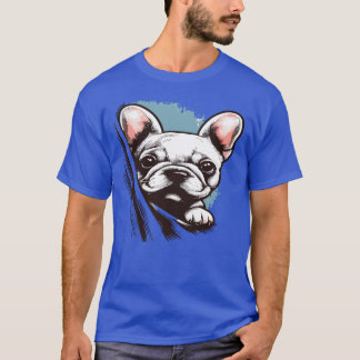 Camiseta Um retrato bonito de um amigo cão