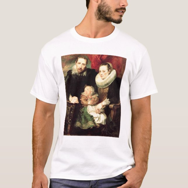 Camiseta Um retrato da família, c.1618-21 (Frente)