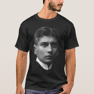 Camiseta Um retrato do escritor Franz Kafka