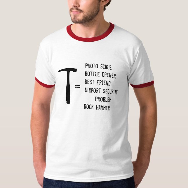 Camiseta Um righthand dos geólogos (Frente)