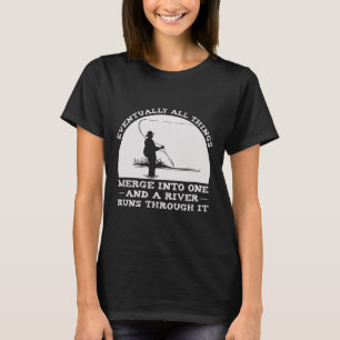 Camiseta Um Rio Passa Pela Pesca De Voo