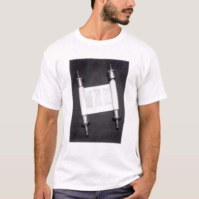 Camiseta Um rolo hebreu (Frente)