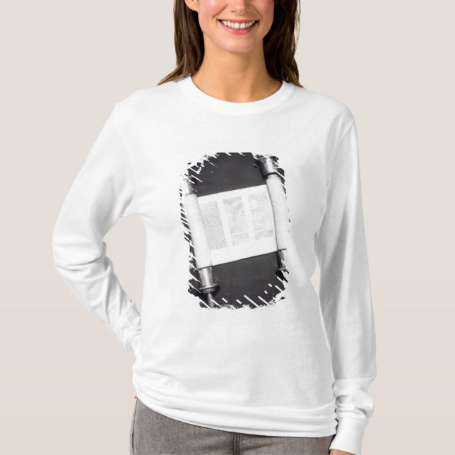 Camiseta Um rolo hebreu (Frente)