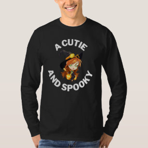 Camiseta Um Romance Gráfico Do Dia das Bruxas De Figuras Cu