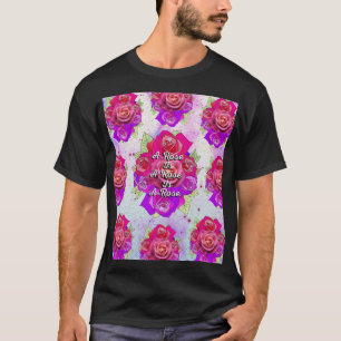 Camiseta Um Rosa é um Rosa é um Rosa