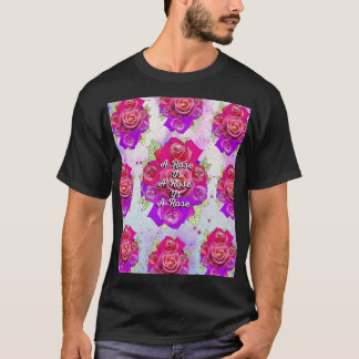 Camiseta Um Rosa é um Rosa é um Rosa