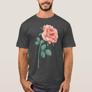 Camiseta Um Rosa simples