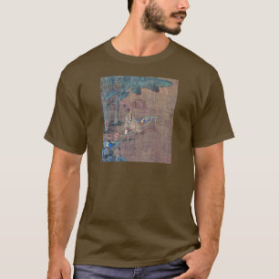 Camiseta Um sábio chinês que senta-se abaixo das árvores